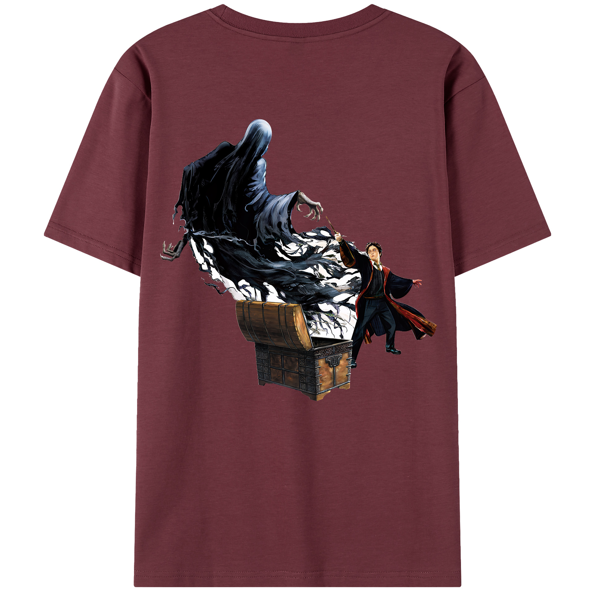（画像用） Harry Potter ハリー・ポッターシリーズ 綿100％半袖Tシャツ（背面プリント）